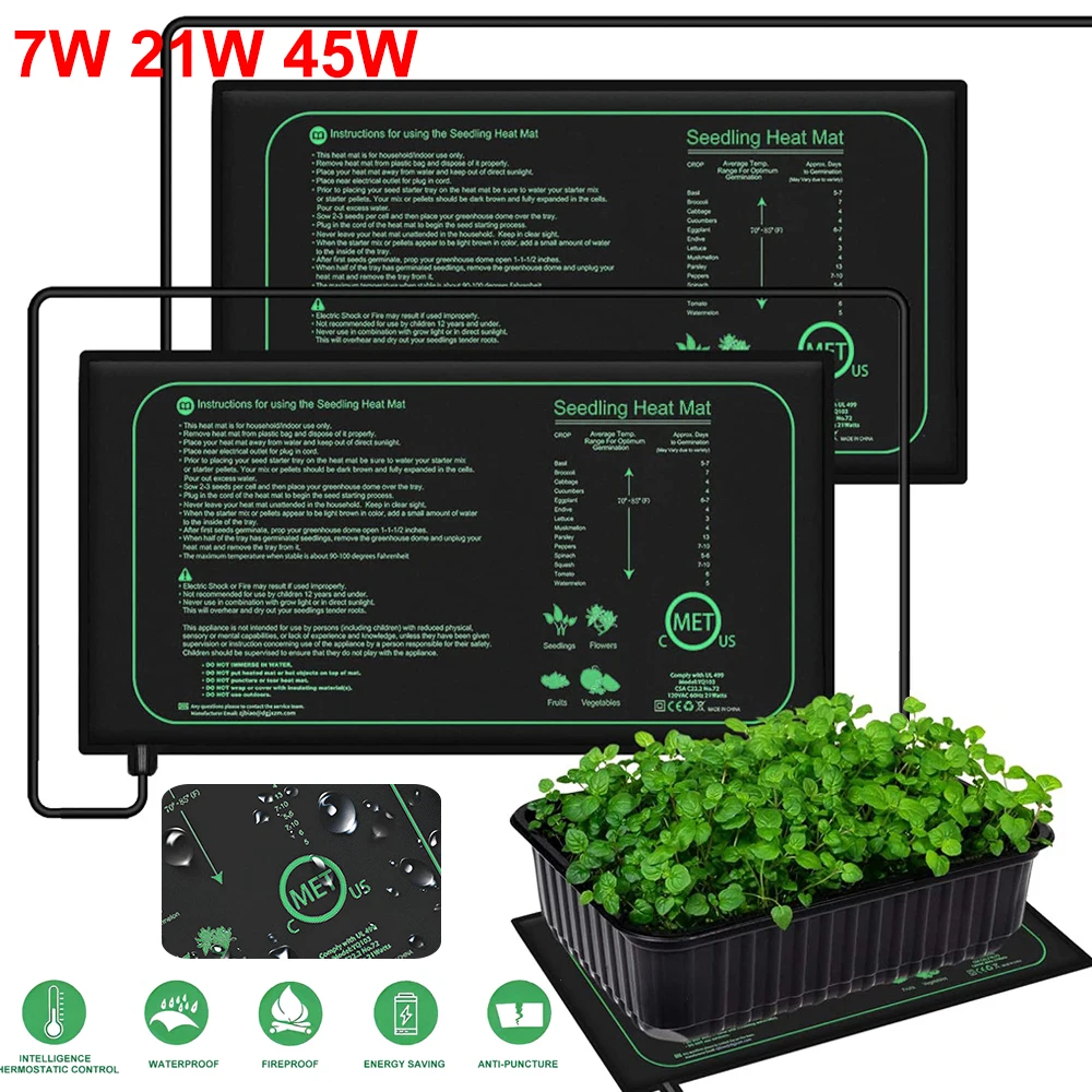 10/25/50CM Zaailing Warmte Mat - Seedling Heat Mat recensie en prijs